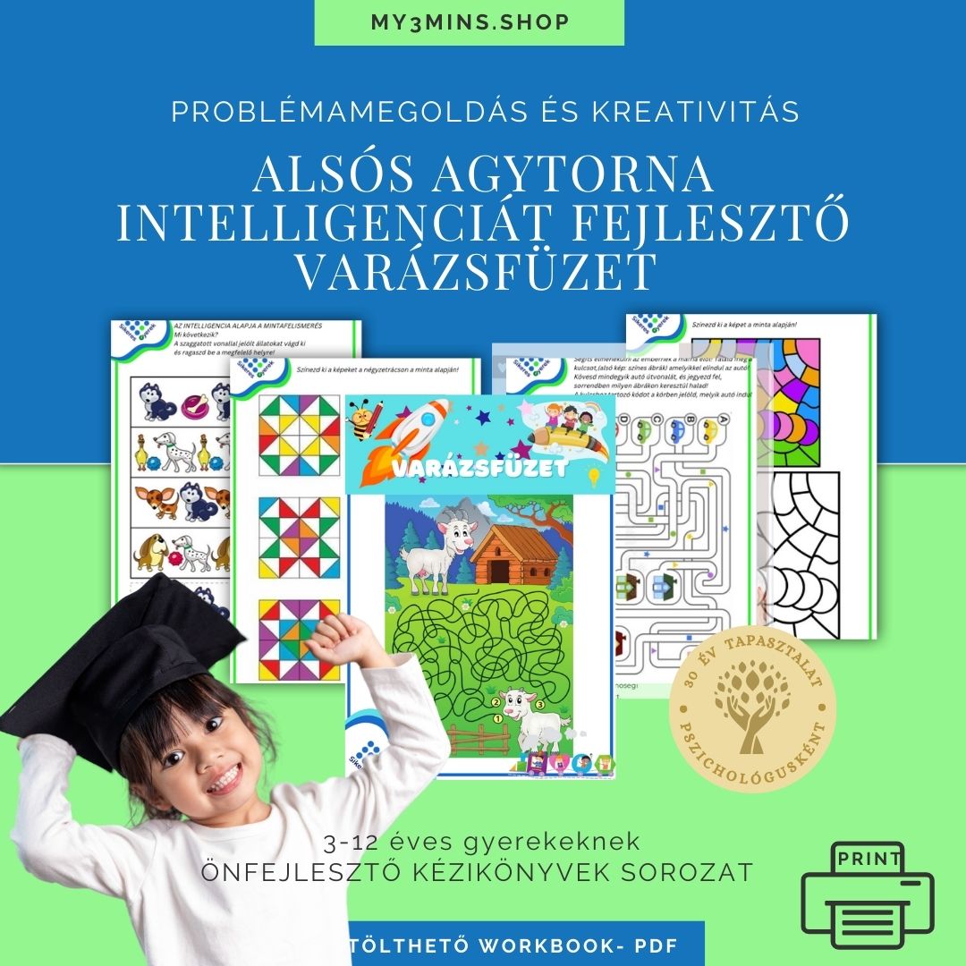 VARÁZSFÜZET sikerképességek- Intelligenciát fejlesztő foglalkoztató alsósok számára