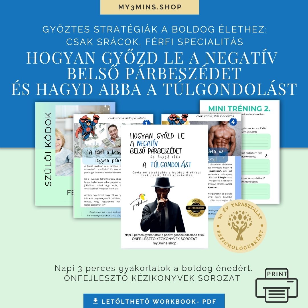 Pozitív gondolkodás- csak férfiaknak