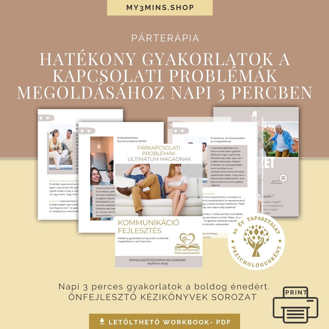 PÁRTERÁPIA: Kommunikáció fejlesztése napi 3 percben
