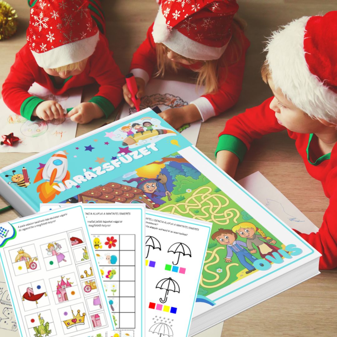 VARÁZSFÜZET sikerképességek– Intelligenciát fejlesztő foglalkoztató óvodások számára